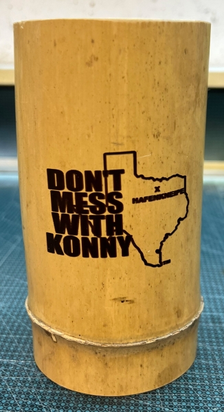 Bambus Utensilienbecher - Don't mess with Konny